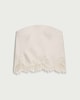 image 4 of F&F Lace Hem Bandeau Co-ord Top in Cream