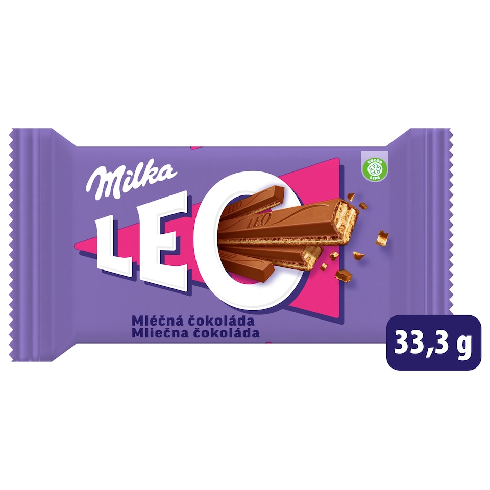 Milka Leo Bar with Wafers in Milk Chocolate 33.3 g
