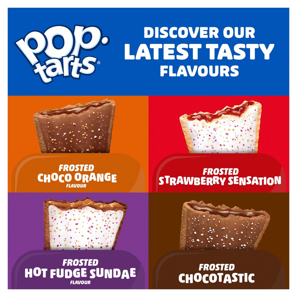 image 1 of Kellogg's Pop Tarts Chocolate Orange 8x48g
