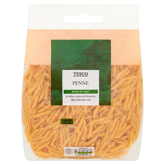 Tesco Penne Pasta Quills 3Kg Tesco Groceries