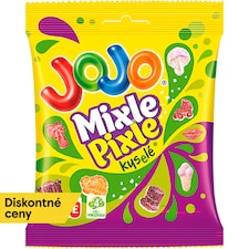 JOJO Mixle Pixle Sour Jelly Candies with Fruit Flavors 80 g