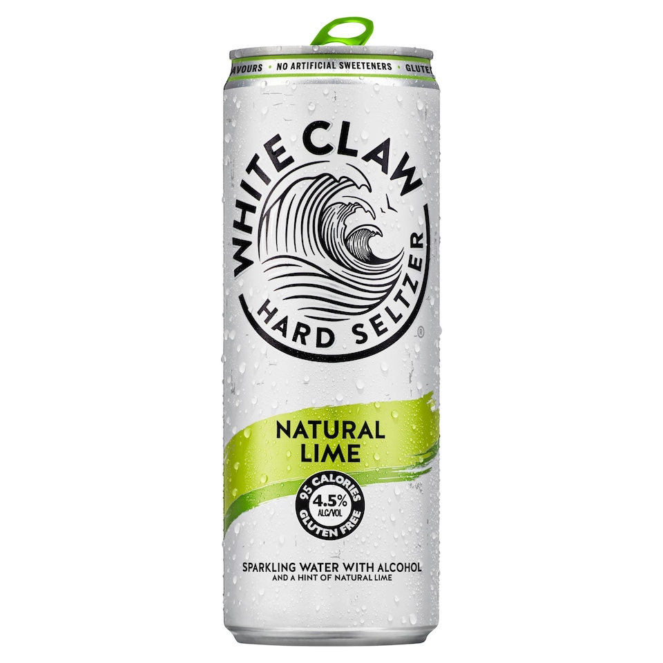 White Claw Hard Seltzer Natural Lime 330ml
