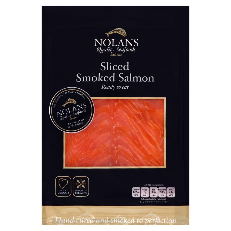 Nolans Smoked Salmon 130G