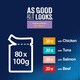 image 4 of Purina Felix Meat & Fish Cat Food 80X100g