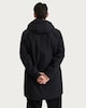 image 3 of The F&F Edit Hooded Longline Coat in Black