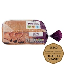 Tesco Free From Brown Sliced Bread 550g