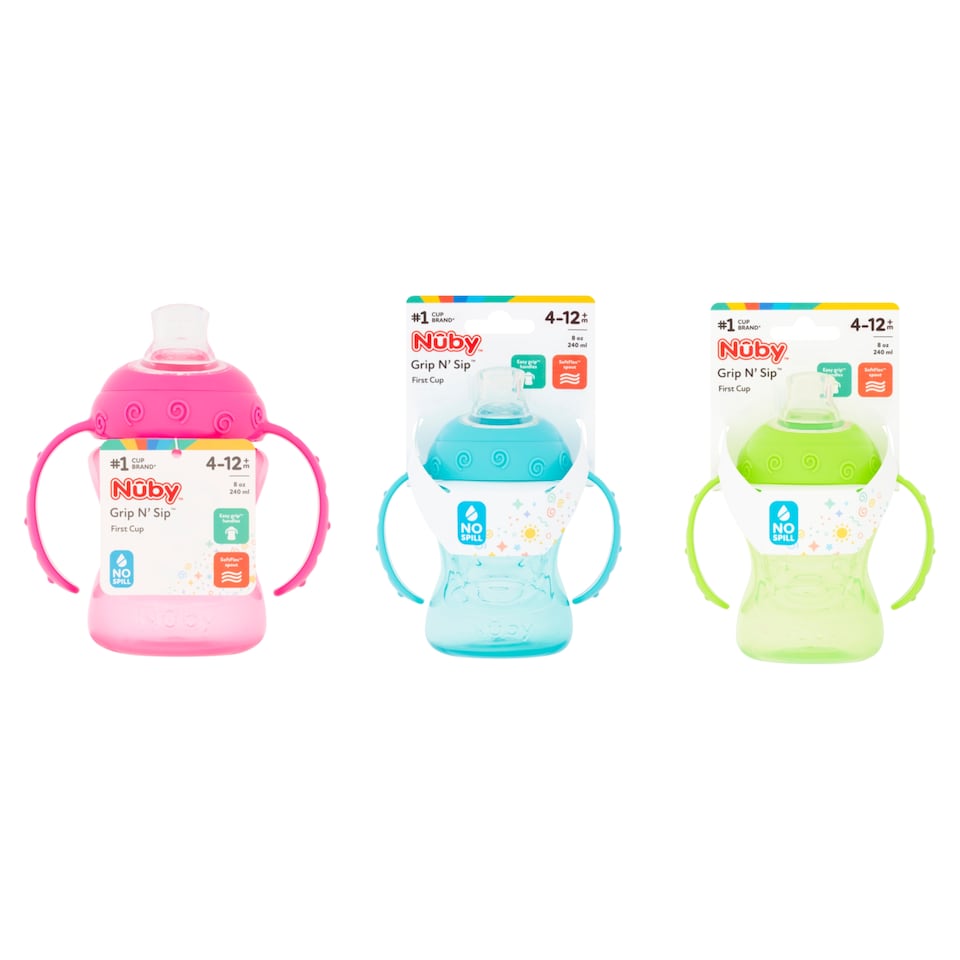 image 1 of Nuby Grip & Sip Cup
