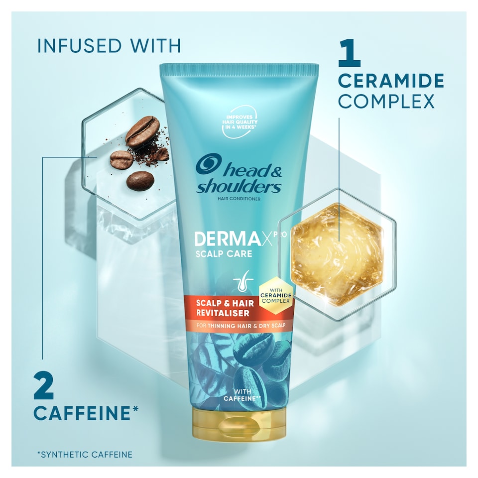 image 1 of Head & Shoulders DermaXpro Scalp & Hair Revitaliser Conditioner 220ml