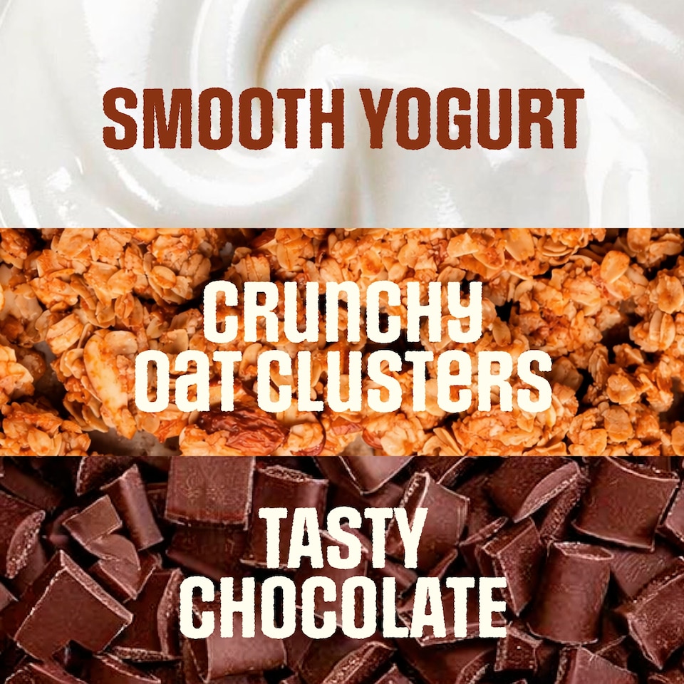 image 1 of Nomadic Yoghurt And Oat Clusters Chocolate 3 X 169G