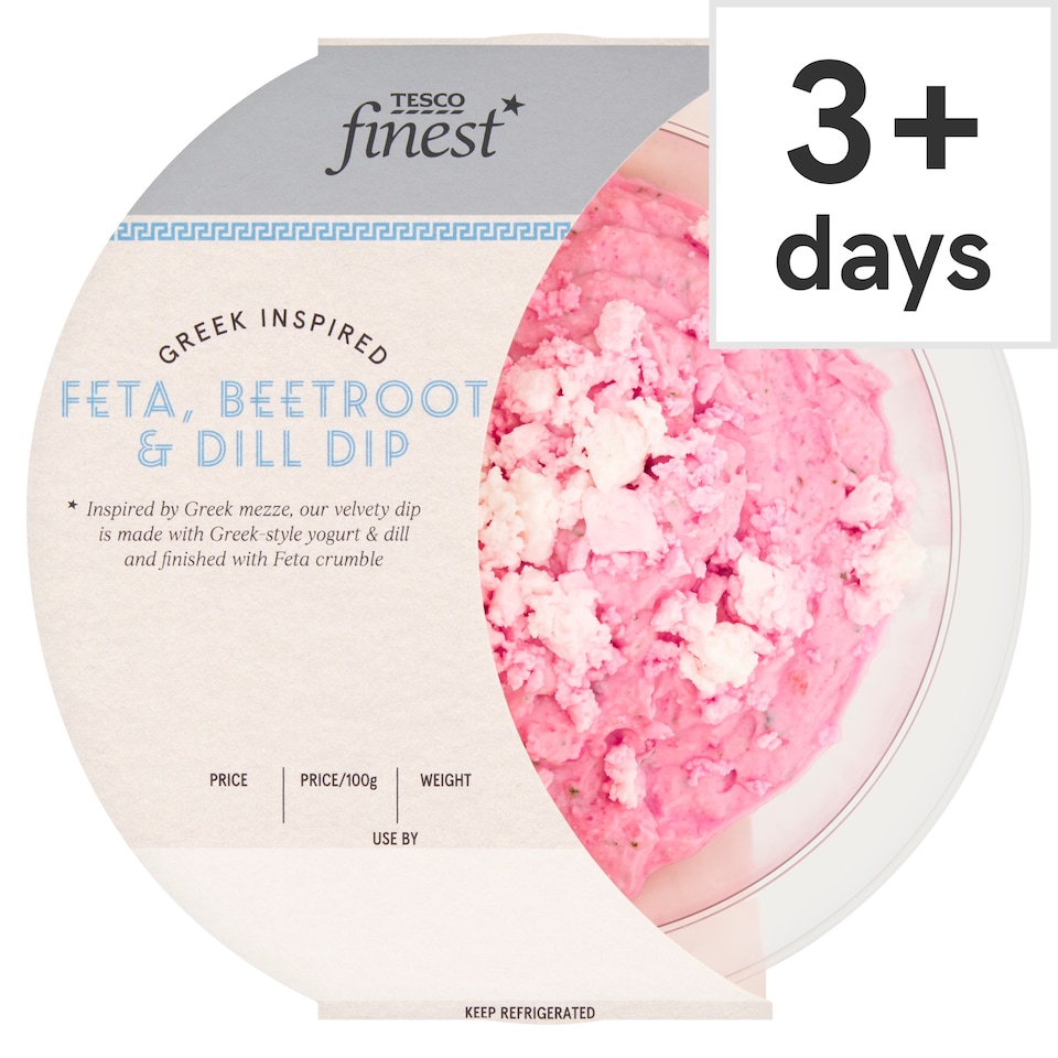 Greek inspired Feta, Beetroot & Dill Dip 160g