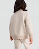 image 3 of F&F x Samantha Faiers Cotton Blend Zip Through Bomber Jacket in Cream