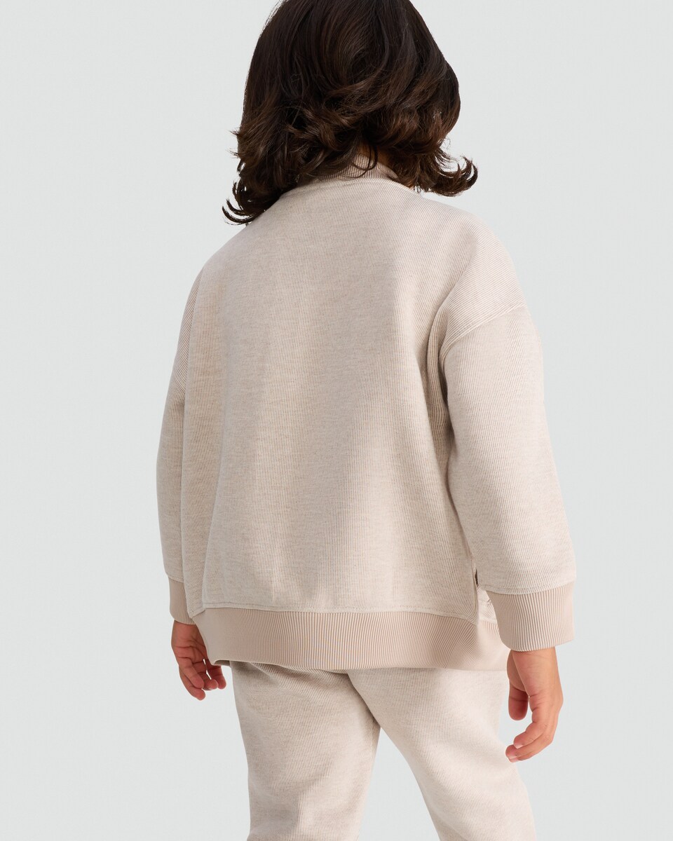 image 1 of F&F x Samantha Faiers Cotton Blend Zip Through Bomber Jacket in Cream