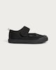 image 1 of F&F School Girls Bow Detail Mary Jane Plimsolls  in Black