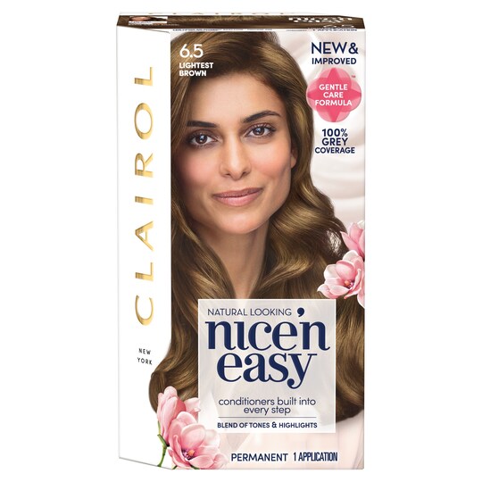 Clairol Nice N Easy Lightest Brown 6 5 Hair Dye Tesco Groceries