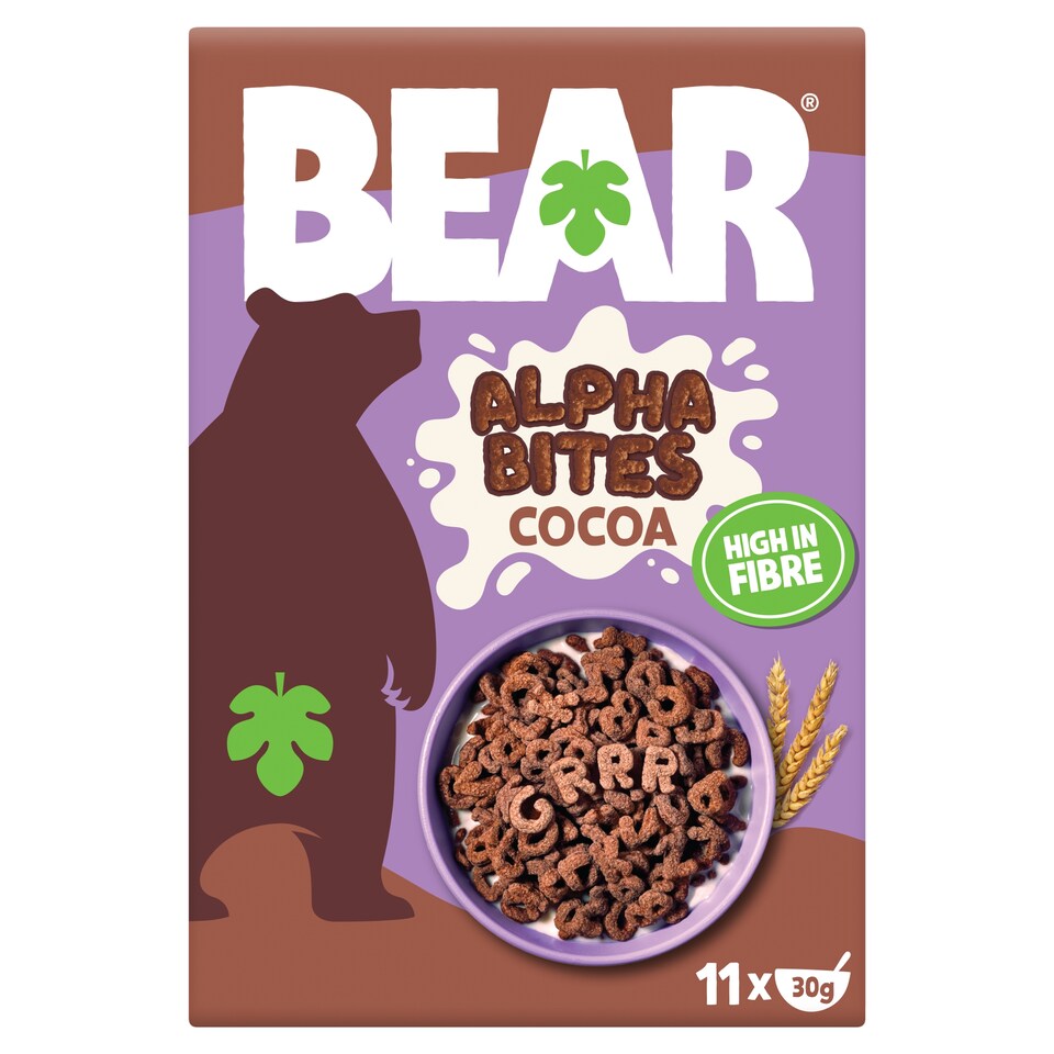 BEAR Alphabites Cocoa Cereal 350g