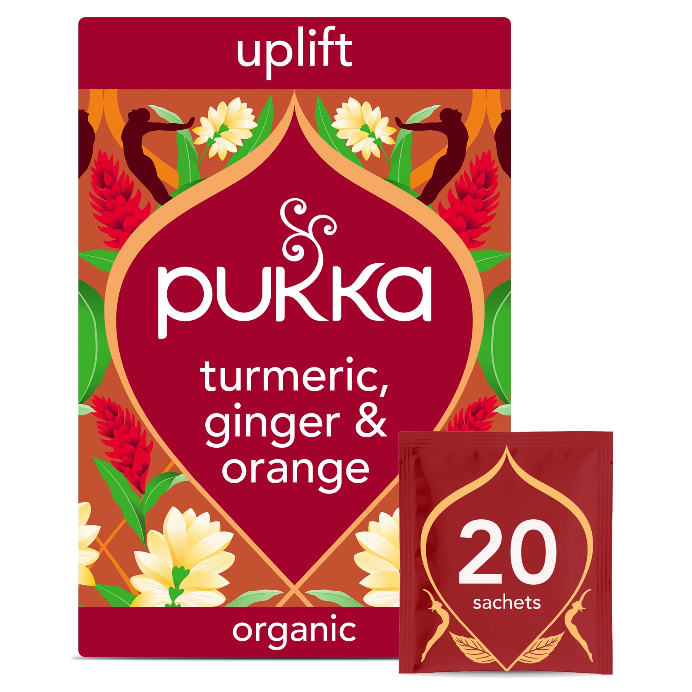 Pukka Organic Turmeric, Ginger & Orange Tea 20 Herbal Tea Bags 36g
