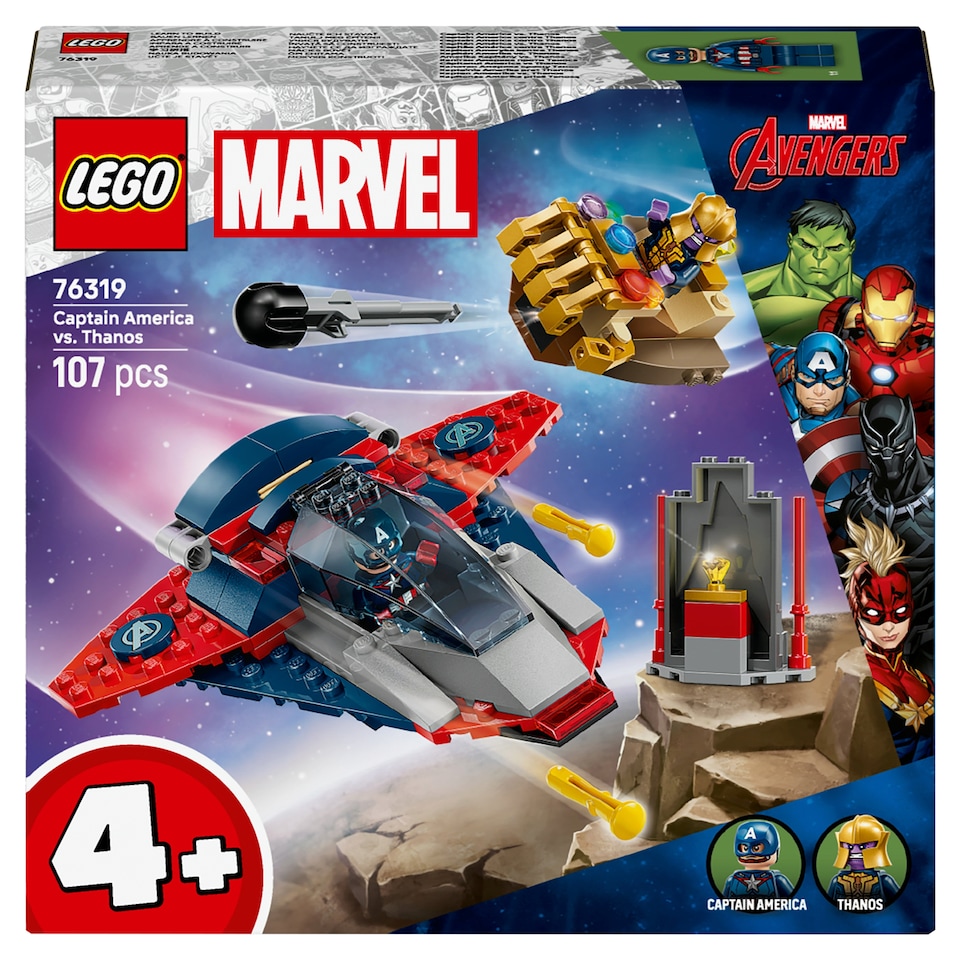 image 1 of LEGO Marvel 76319 Captain America Vs. Thanos
