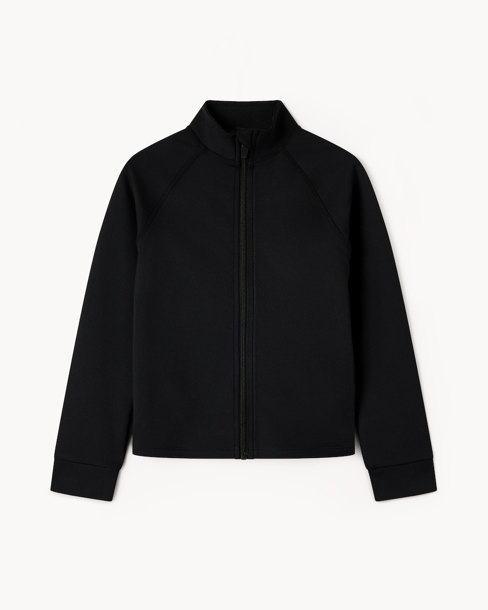 image 1 of F&F Active ULTRAMOVE Zip Up Jacket in Black