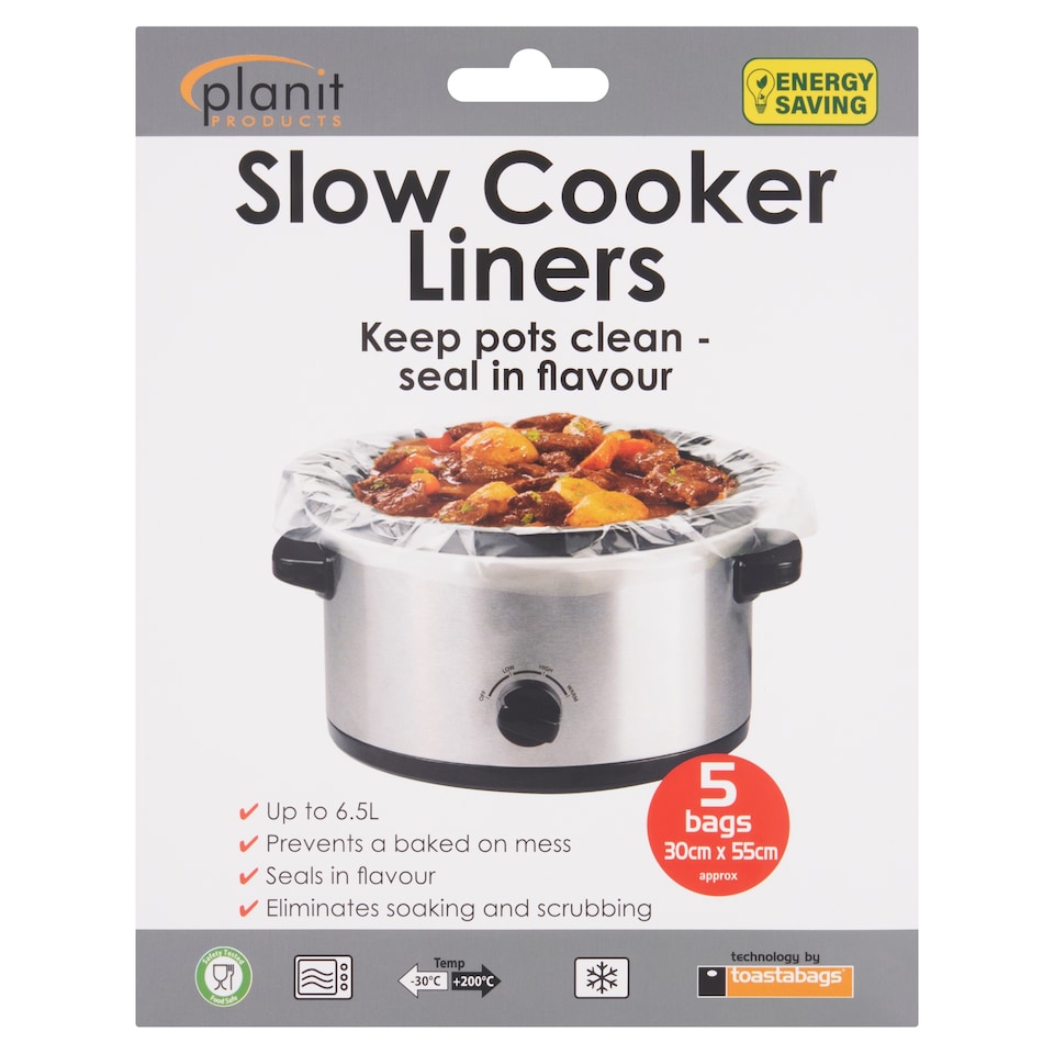 Planit Products Slow Cooker Liners 5 Pack
