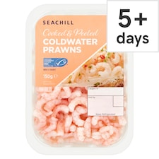 Seachill Cooked & Peeled Coldwater Prawns 150g