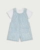image 1 of F&F Baby 2-Piece Pure Cotton Floral Set in Blue