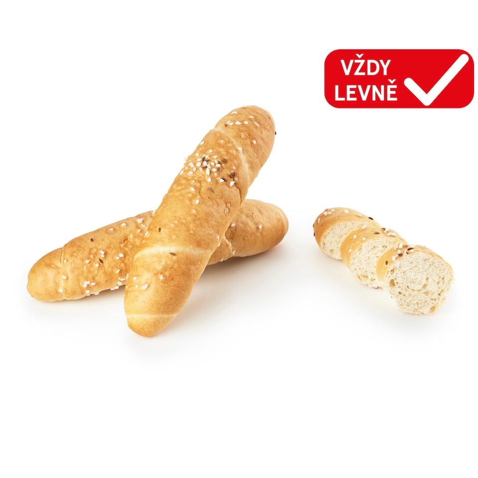 image 1 of Tesco Roll Old Bohemian with Salt and Caraway 50g