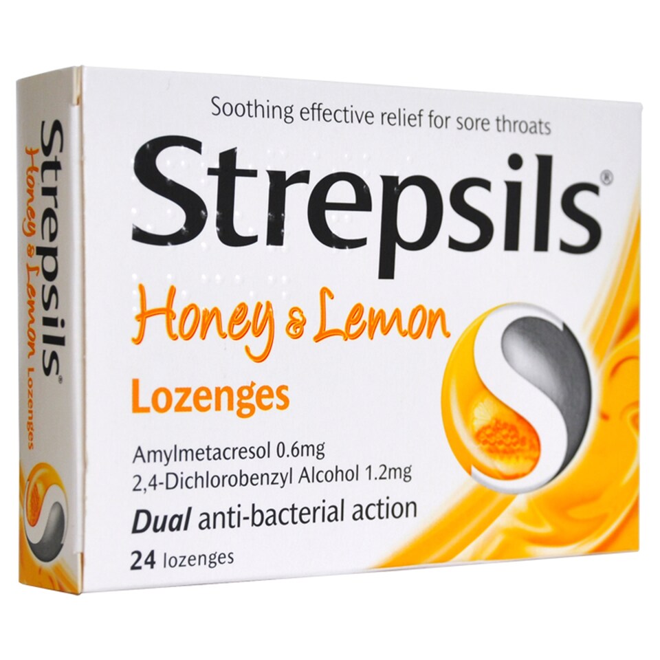 image 1 of Strepsils Honey & Lemon Lozenges 24S