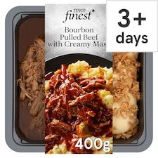 Tesco Finest Bourbon Pulled Beef With Creamy Mash 400G