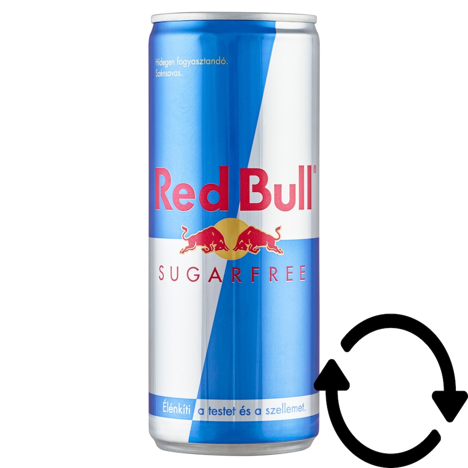 Red Bull Sugarfree Carbonated Energy Drink with High Caffeine Content and Sweeteners 250 ml