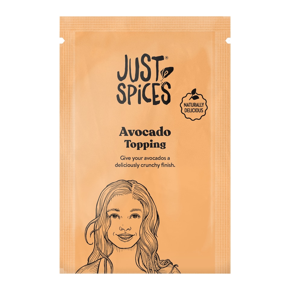 Just Spices Avocado Topping sachet 7g Clipstrip