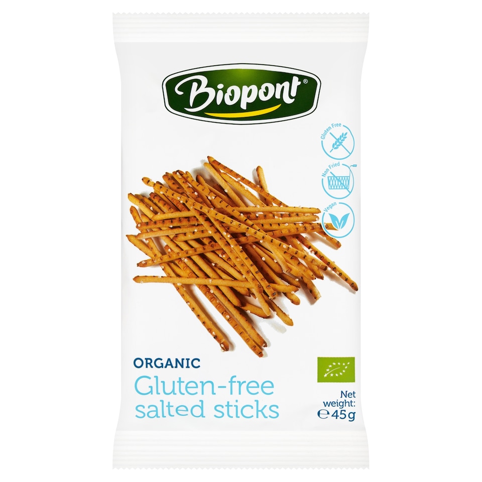 Biopont bio gluténmentes dekor-sós sóspálcika 45 g