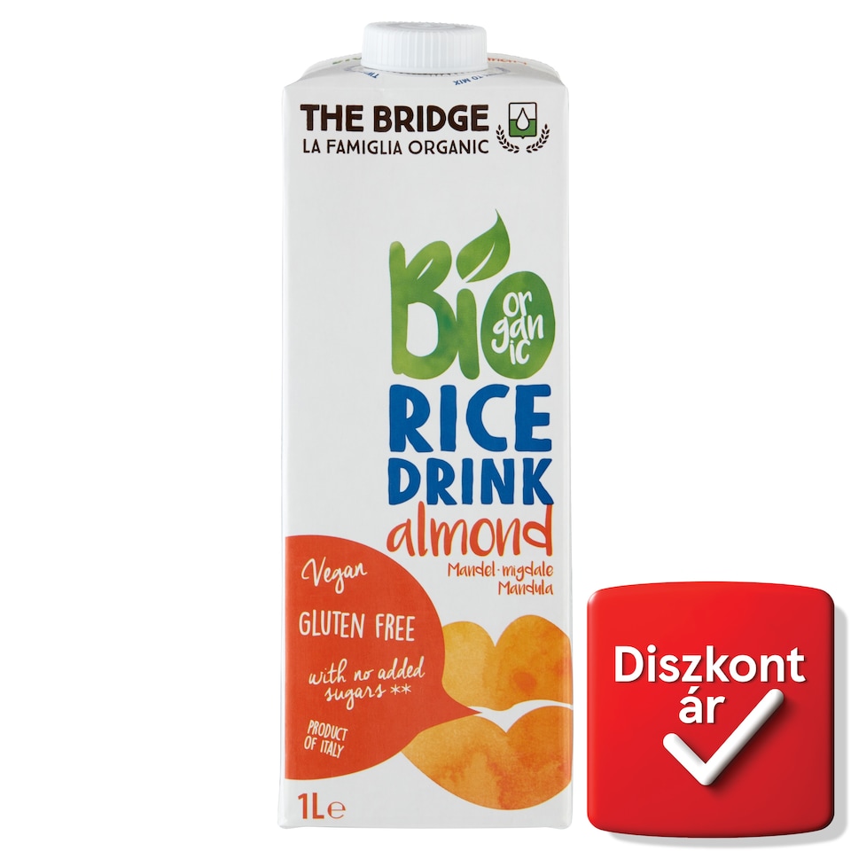 The Bridge BIO UHT mandulás rizsital 1 l
