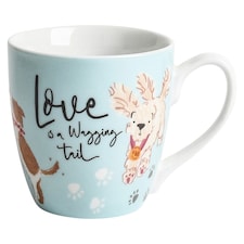 Tesco Wiggly Tail Dog Mug
