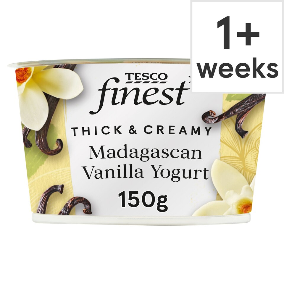 Tesco Finest Madagascan Vanilla Yogurt 150G Tesco Groceries
