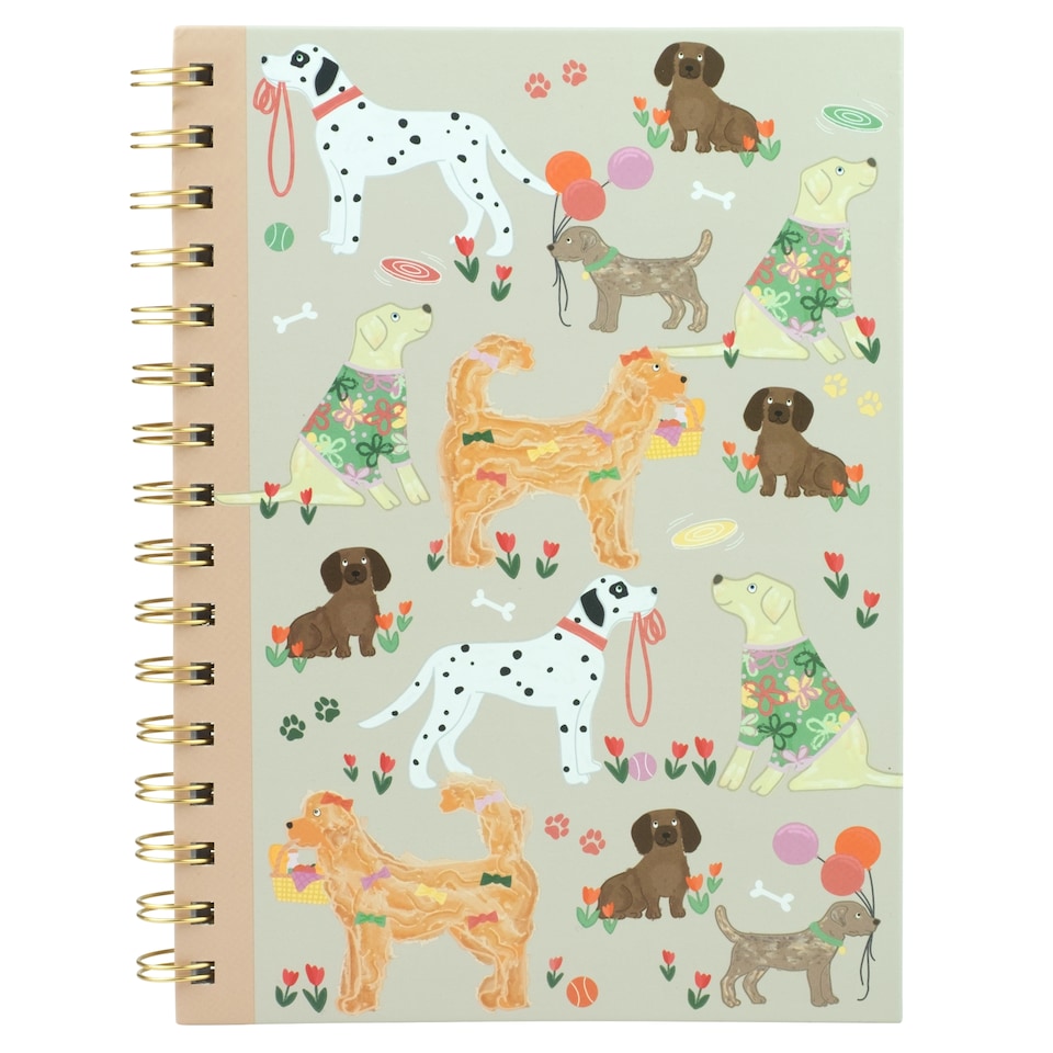 Woodvale A5 Wiro Dog Notebook 