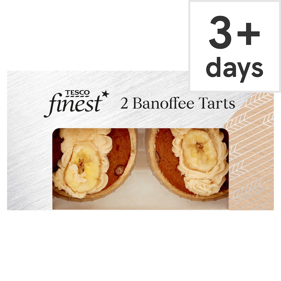Tesco Finest Banoffee Tarts 2 Pack