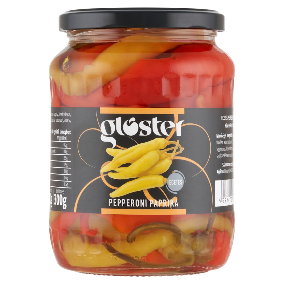 Gloster ecetes pepperóni paprika 680 g