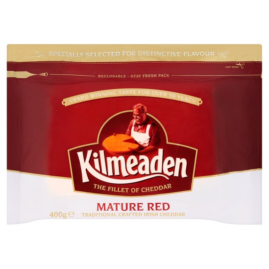 400G Kilmeaden Red Cheddar Tesco Groceries