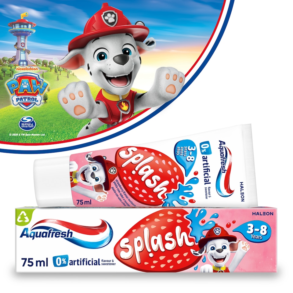 image 1 of Aquafresh 3-8Yrs Strawberry & Mint Toothpaste 75Ml
