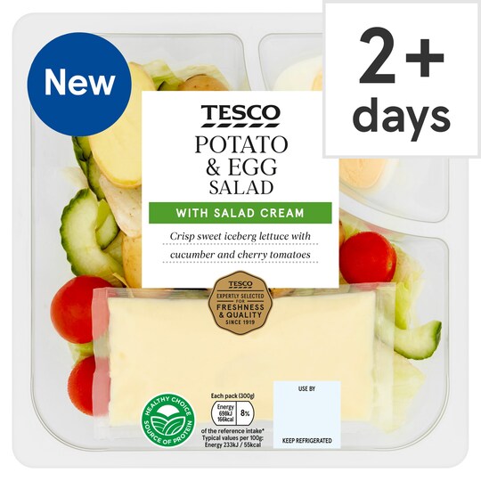 Tesco Potato & Egg Salad 300G Tesco Groceries