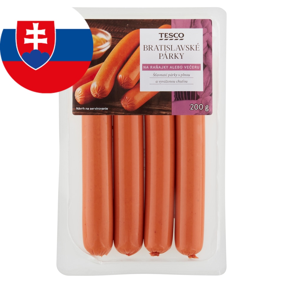 Tesco Bratislavské párky 200 g