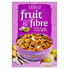 Tesco Fruit And Fibre Cereal 500G