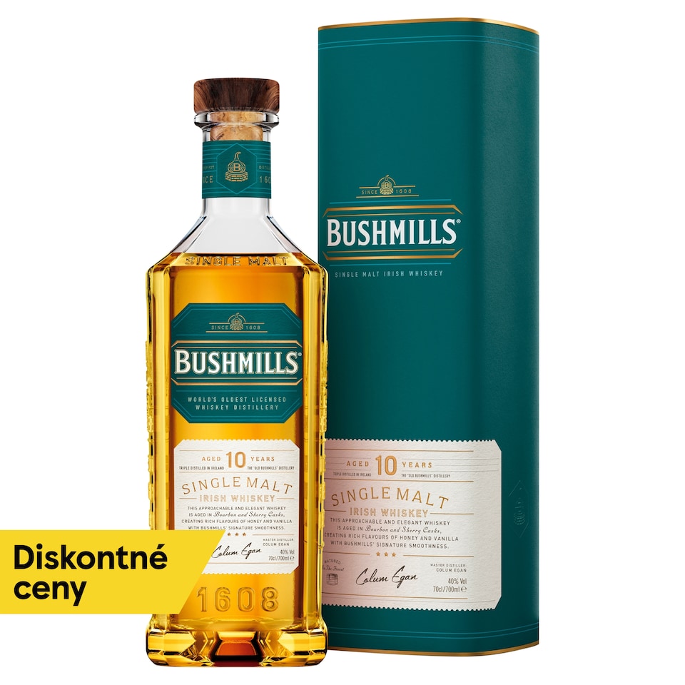 Bushmills Single Malt Irish Whiskey 40% 0.7 L