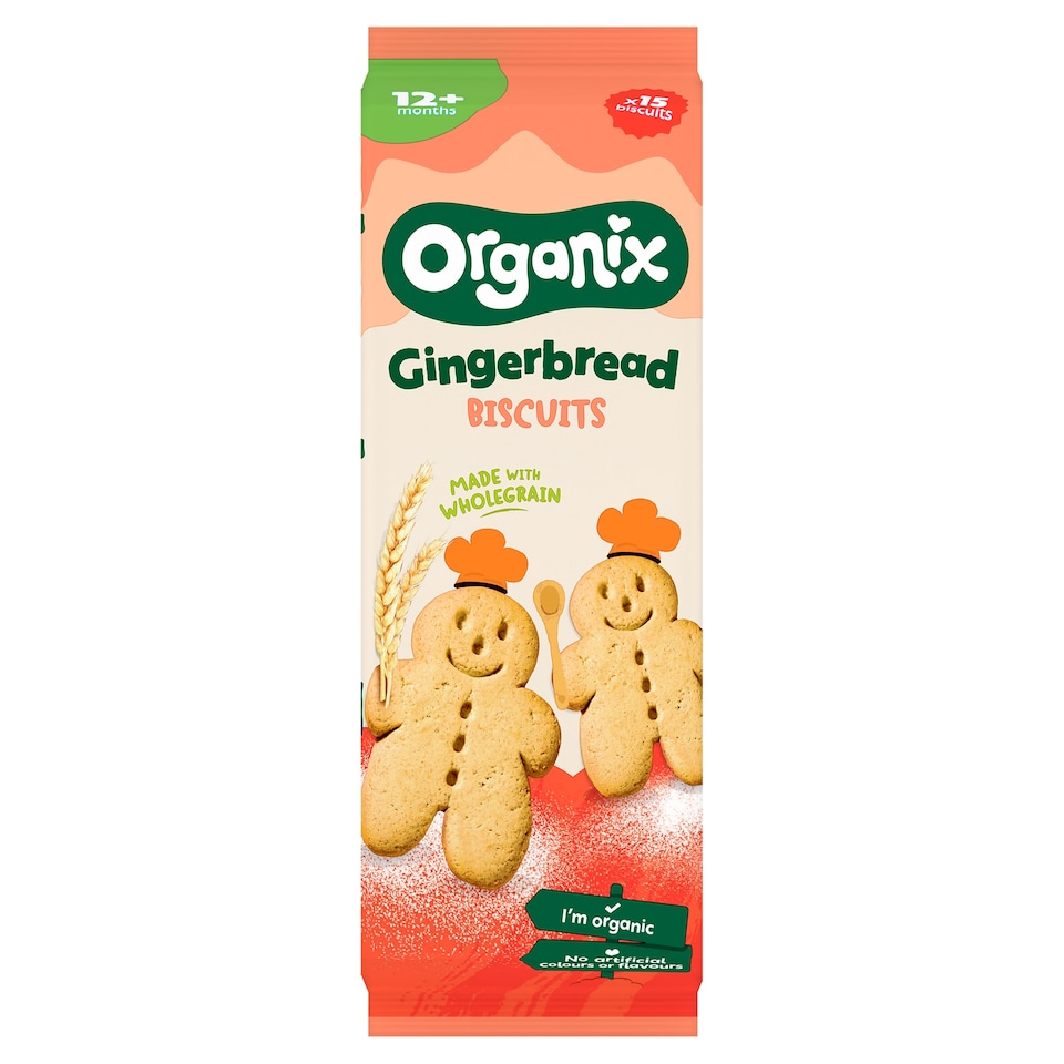 Organix 15 Gingerbread Men 135G