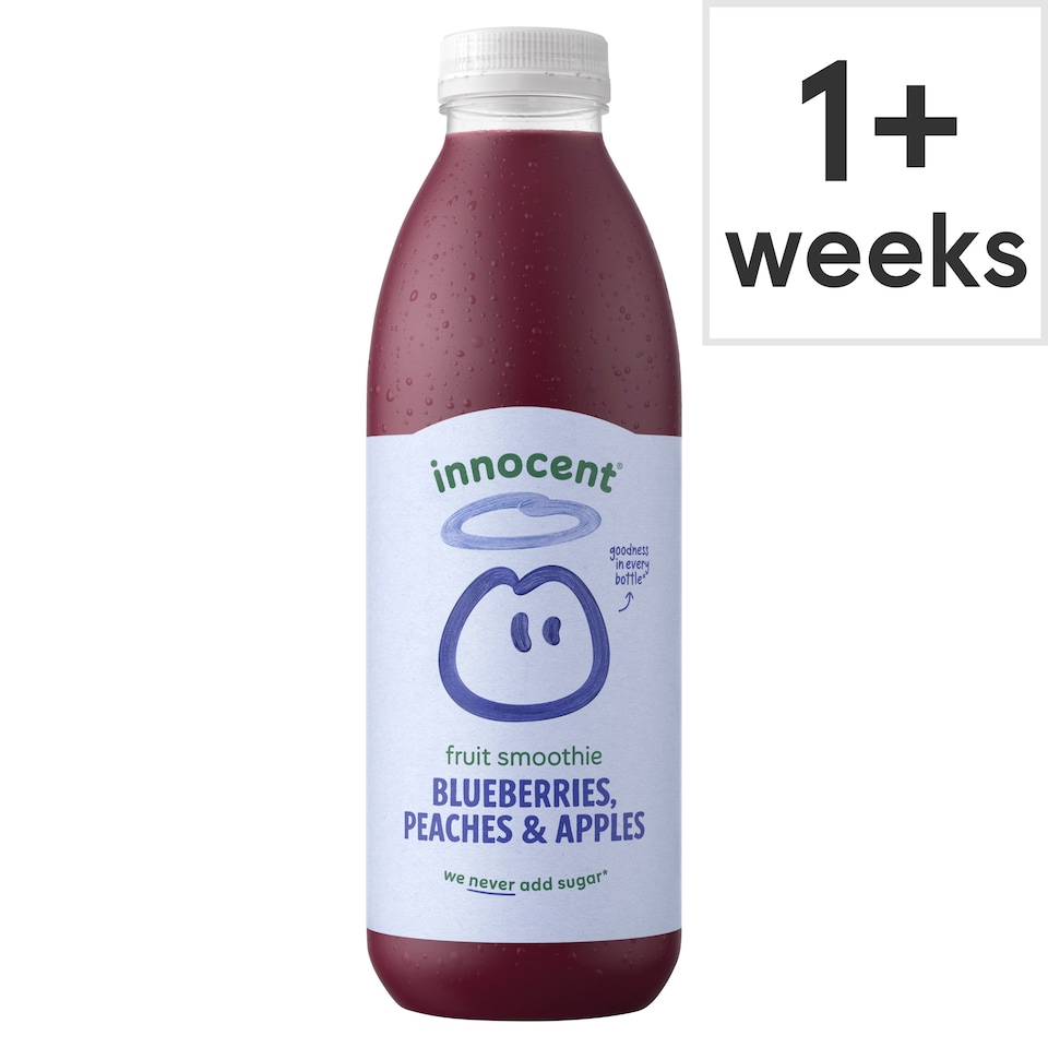 image 1 of Innocent Smoothie - Blueberries Peaches & Apples 750ml