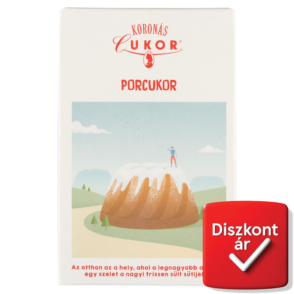 Koronás Cukor porcukor 500 g  1. kép