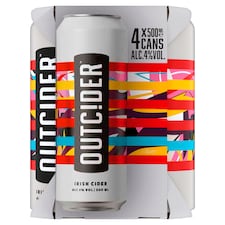 Outcider Irish Cider 4 X 500Ml