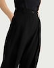 image 2 of F&F Wide Leg Pleated Trousers in Black