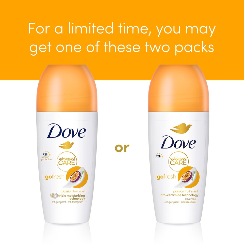 image 1 of Dove Advanced Care Go Fresh Passion Fruit A/Pspirnt 50Ml