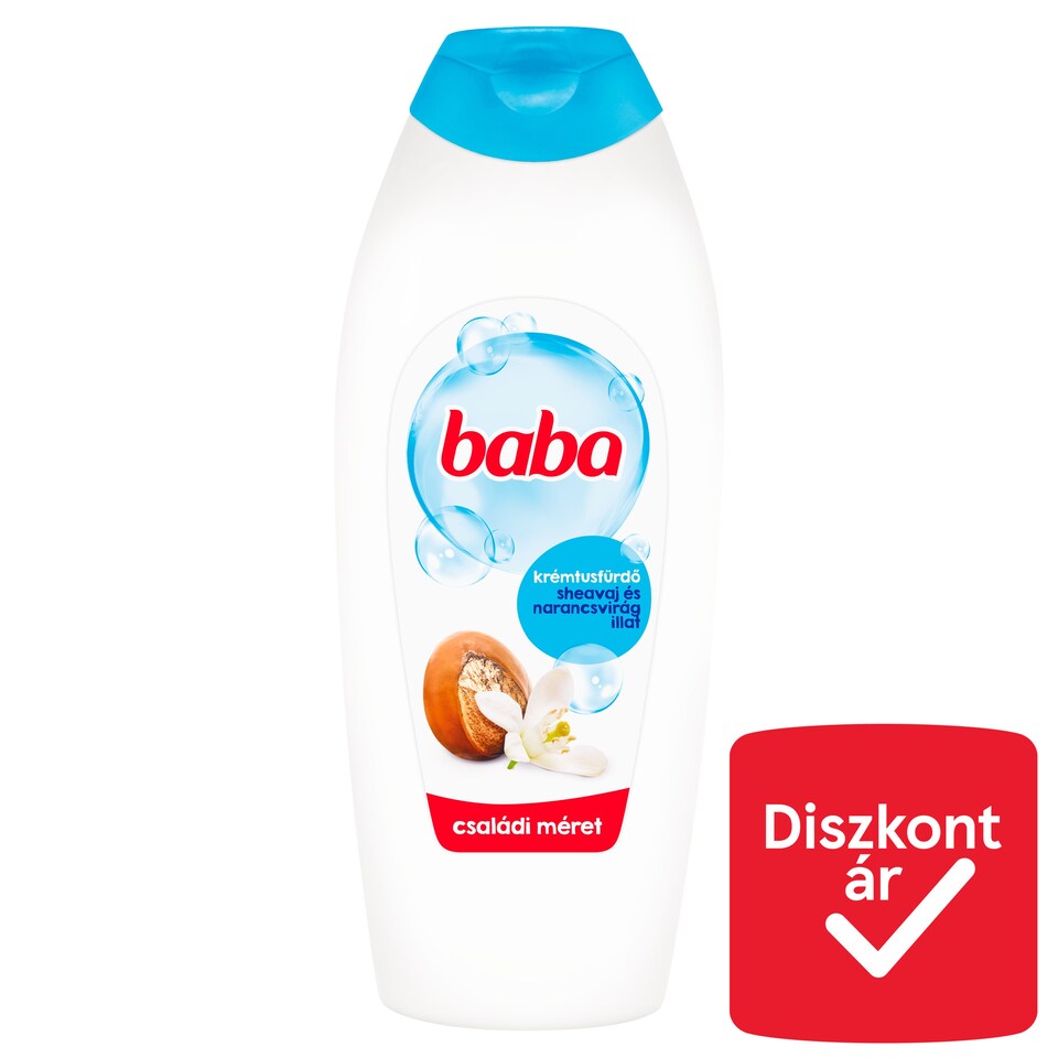 Baba sheavaj és narancsvirág illat krémtusfürdő 750 ml